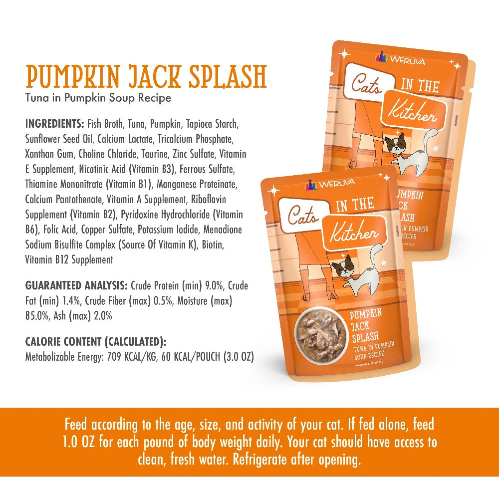 Weruva Pouches - Pumpkin Jack Splash - product detail image South Africa pets