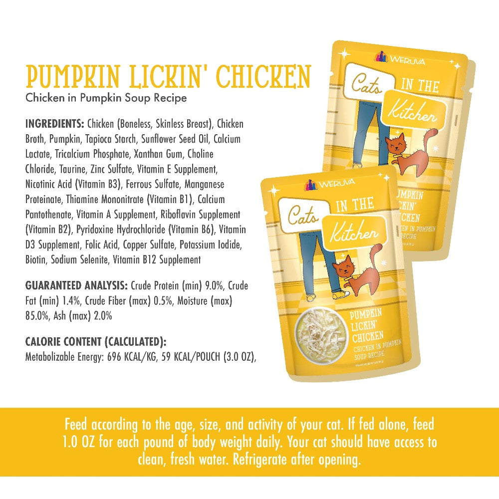 Weruva Pouches - Pumpkin Lickin' Chicken - product detail image South Africa shopping