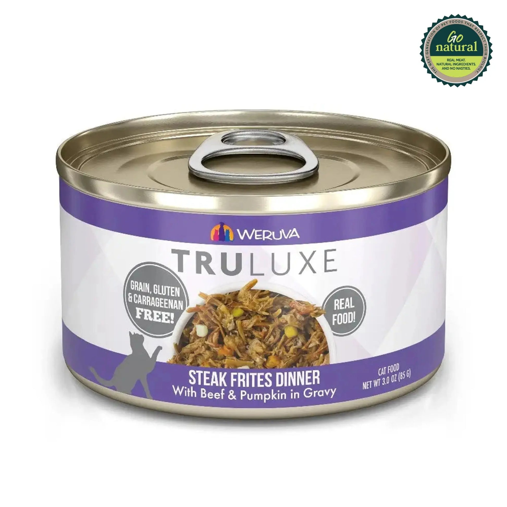 Weruva Canned Steak Frites Wet Cat Food Can   | Canine & Co
