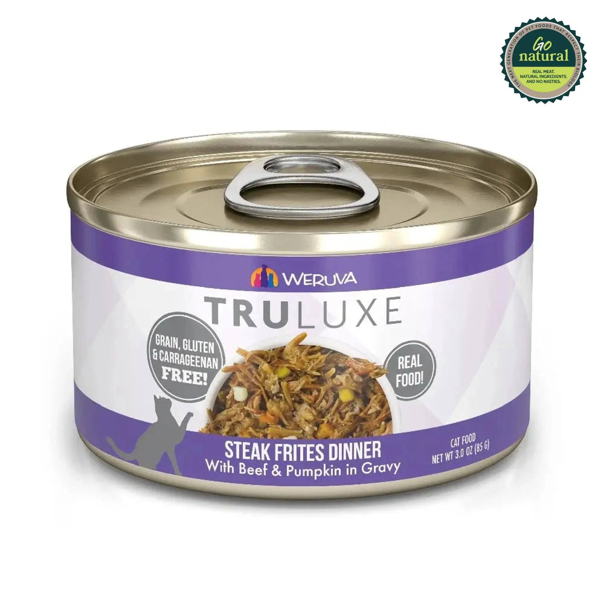 Weruva Canned Steak Frites Wet Cat Food Can   | Canine & Co