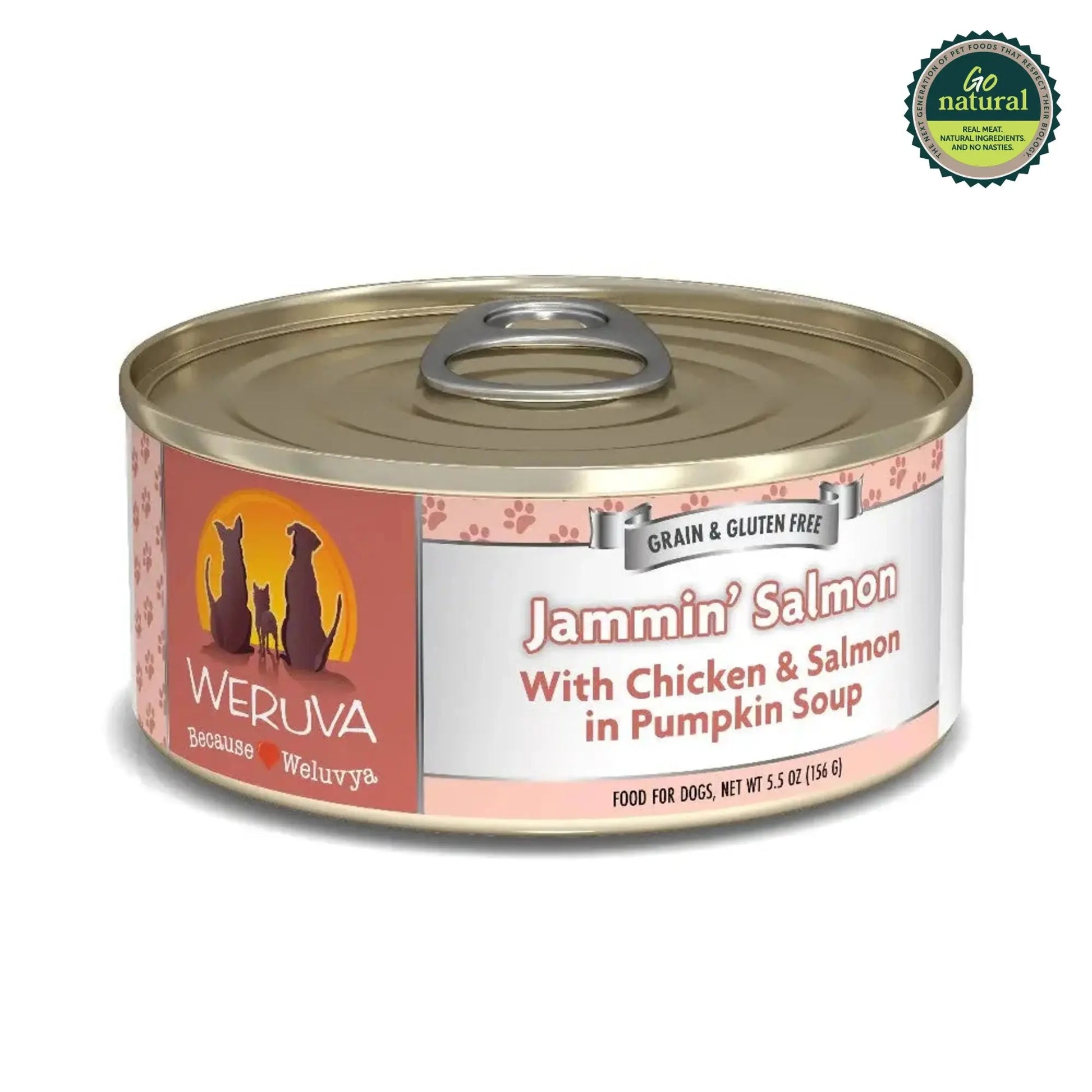 Weruva Jammin' Salmon Wet Dog Food Can   | Canine & Co