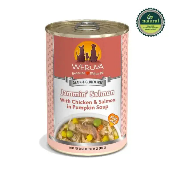 Weruva Jammin' Salmon Wet Dog Food Can   | Canine & Co