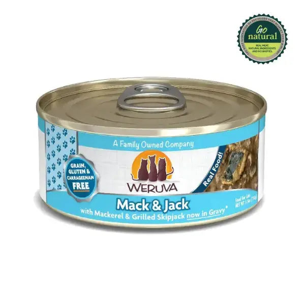 Weruva Mack & Jack Wet Cat Food Can   | Canine & Co