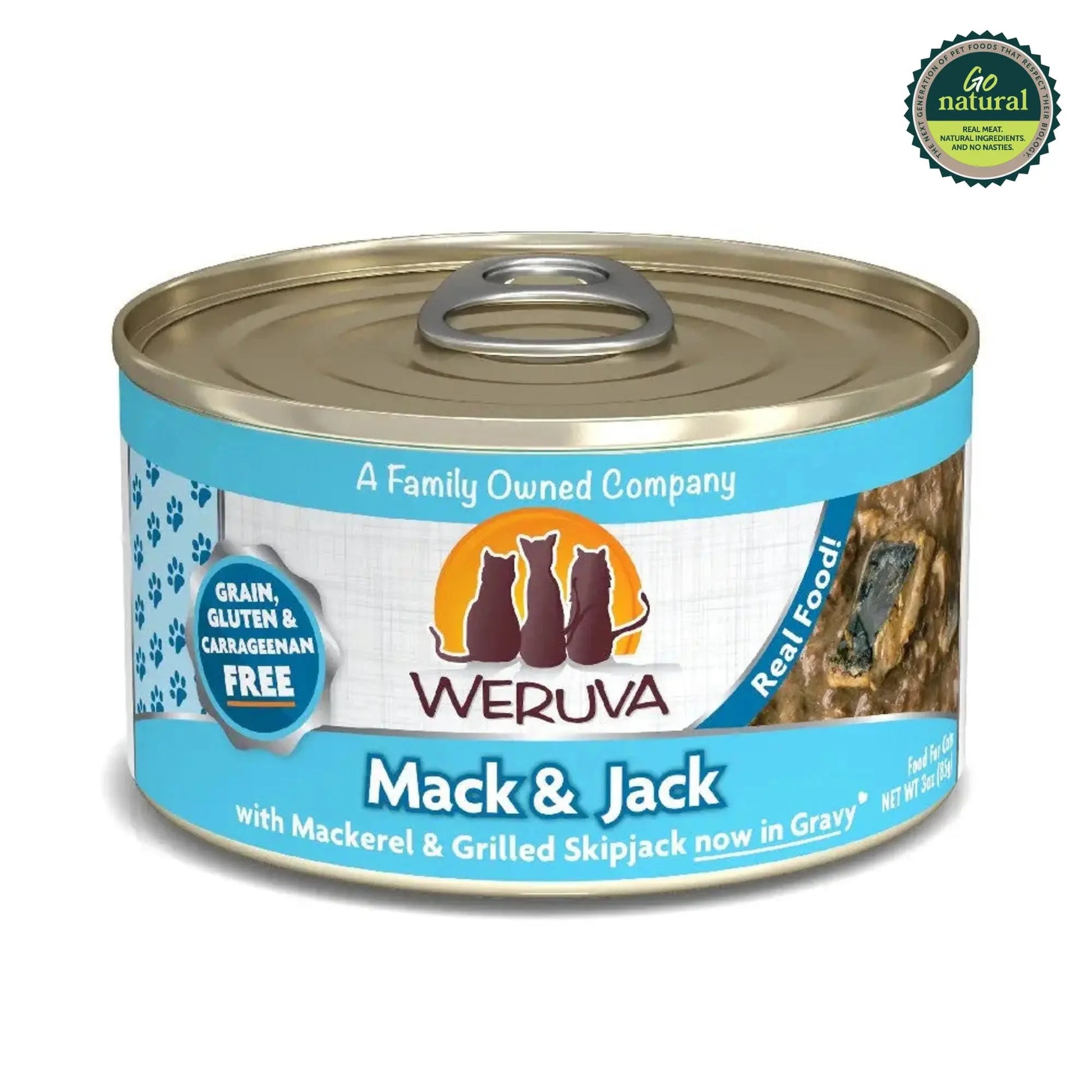 Weruva Mack & Jack Wet Cat Food Can   | Canine & Co