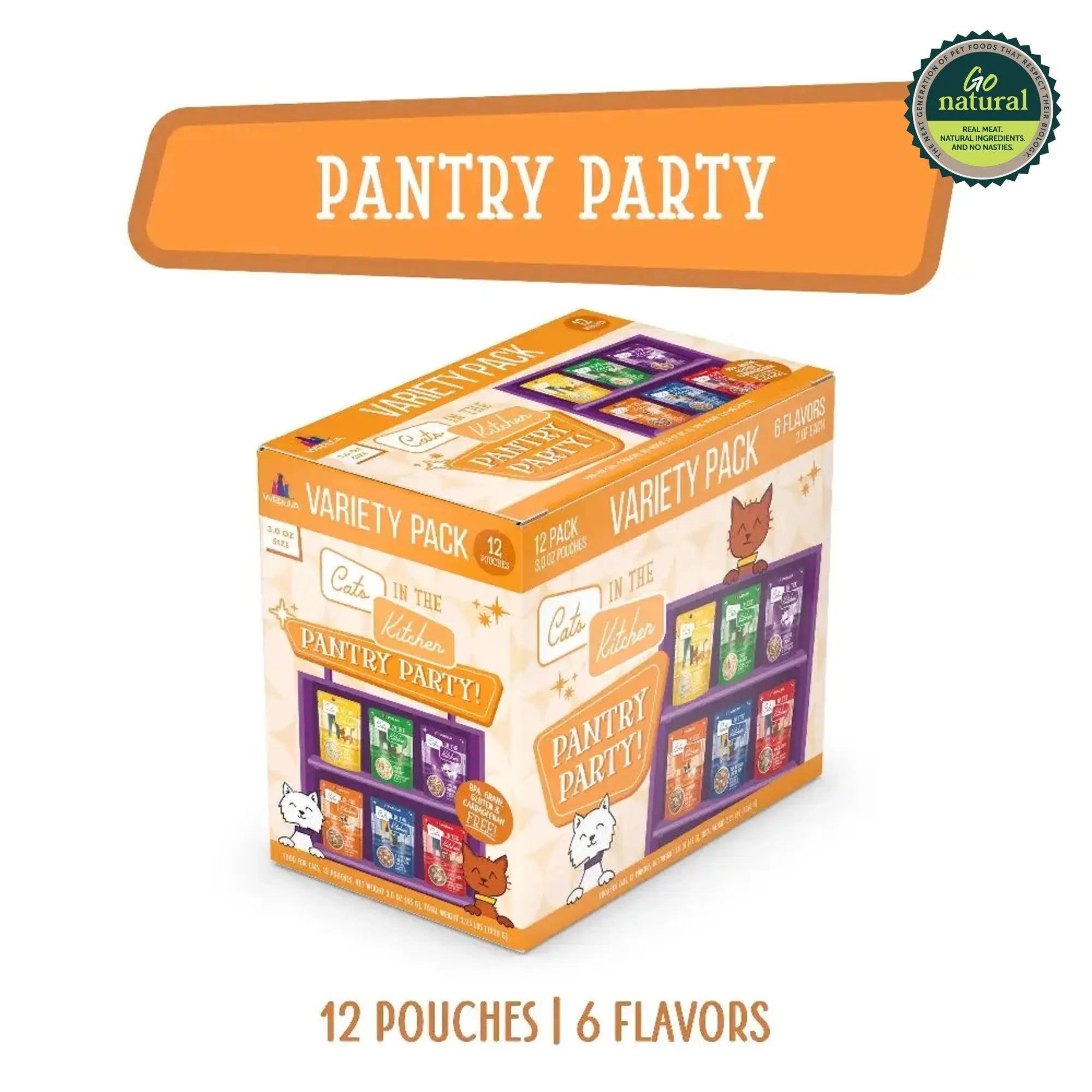 Weruva Pantry Party Variety Pack Wet Cat Food Pouch   | Canine & Co