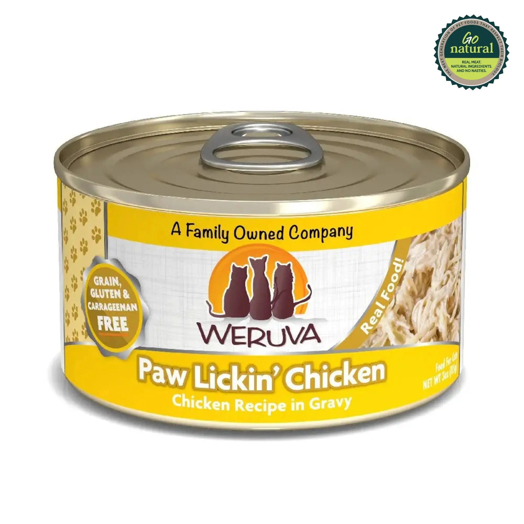 Weruva Paw Lickin' Chicken Wet Cat Food Can   | Canine & Co