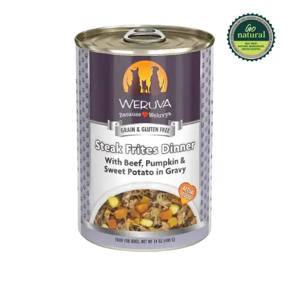 Weruva Steak Frites Wet Dog Food Can   | Canine & Co