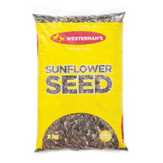 Premium 2kg bag of Westerman's sunflower seeds for birds and wildlife feeding.