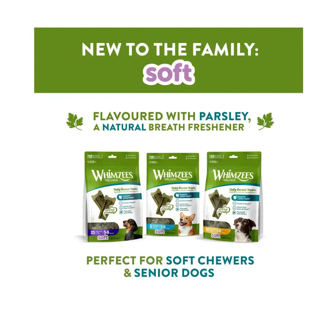 Whimzees Soft Dog Dental Treats   | Canine & Co