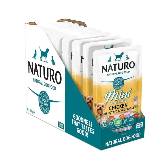 Naturo Mini Adult Grain Free Chicken Potato & Veg Dog Wet Dog Food