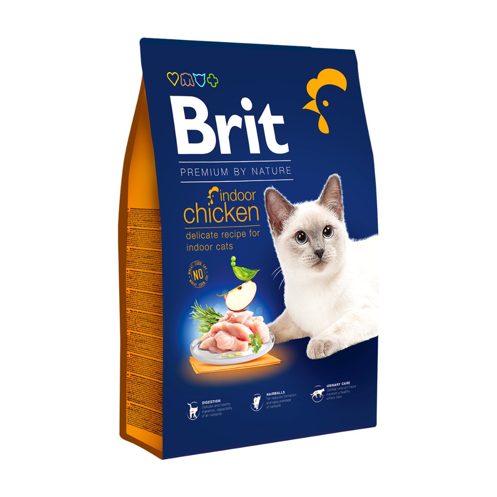 Brit Premium Adult Indoor Cat Food Chicken