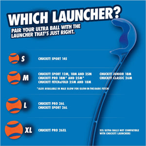 Chuckit! Sport Launcher Size Guide