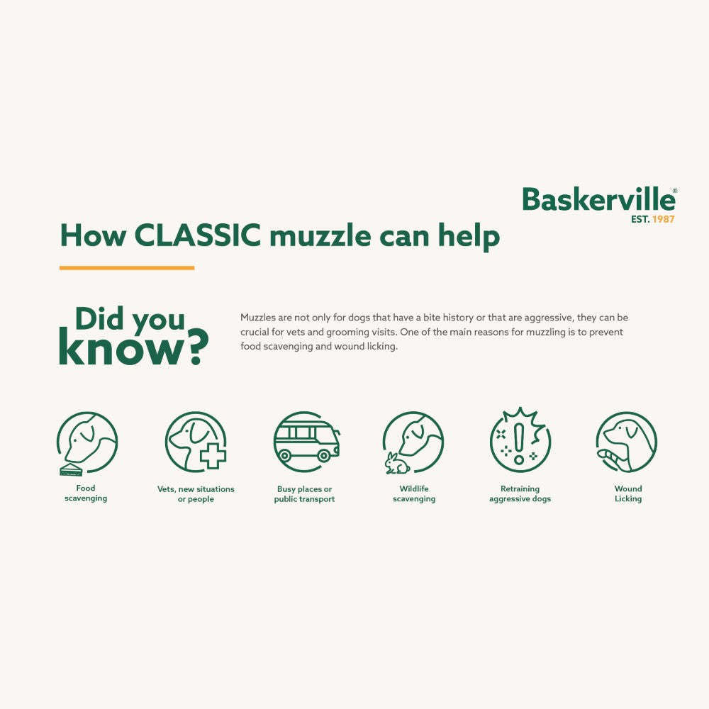 Company of Animals Baskerville Classic Muzzle How it can Help