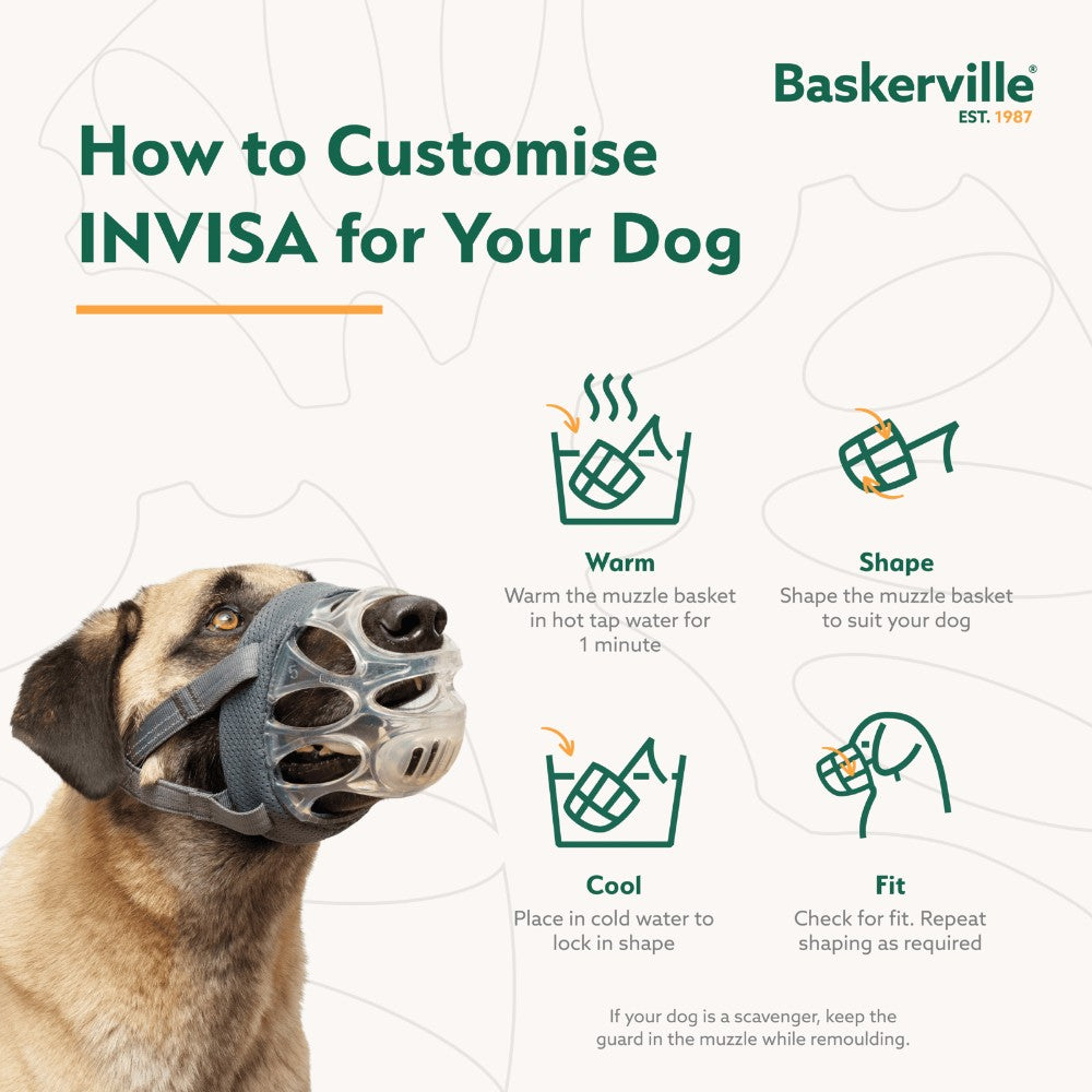 Company of Animals Baskerville Invisa Muzzle - product detail image nationwide South Africa