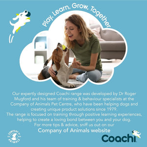 Company of Animals Coachi Two Tone Whistle Play, Learn, Grow, Together.