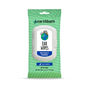 Earthbath Ear Wipes With Witch Hazel & Chamomile Front View