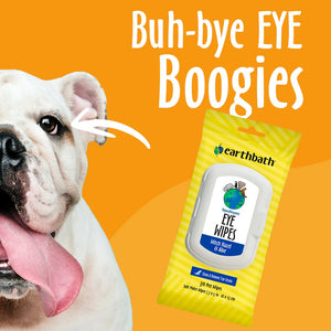 Earthbath Hypoallergenic Eye Wipes Fragrance Free Buh-Bye Eye Boogies