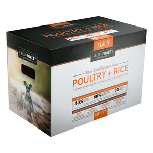 Field + Forest Single Grain Poultry & Rice 12kg Box