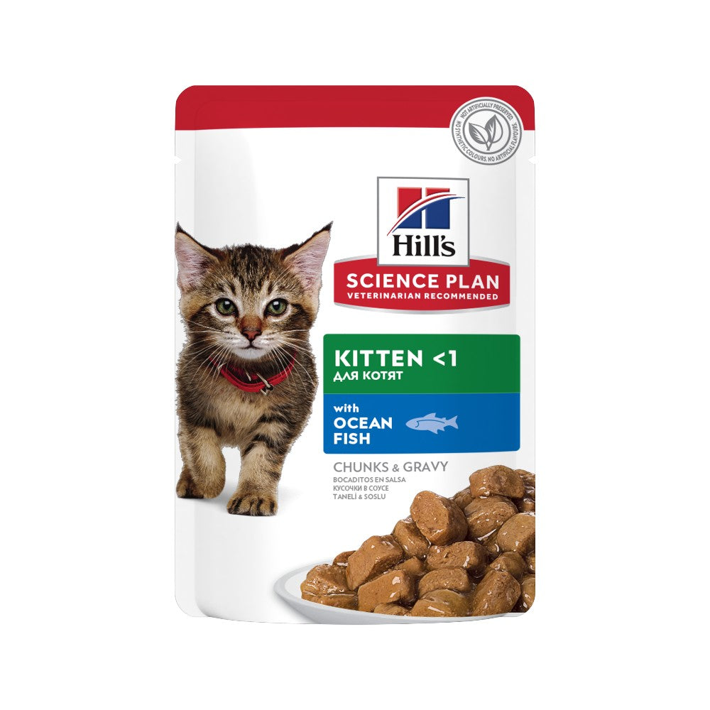 Hill's Science Plan Kitten Food Ocean Fish Pouch