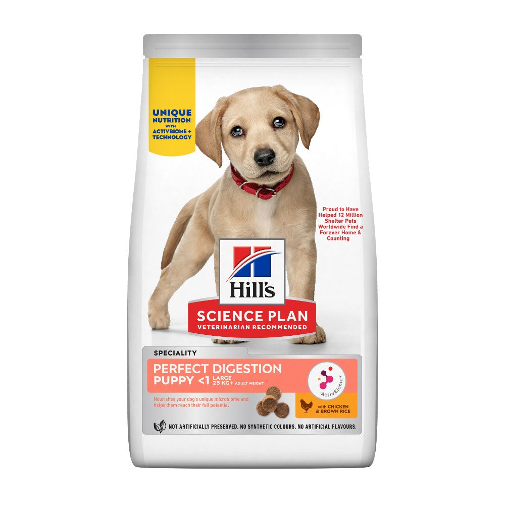 Hill's Science Plan Perfect Digestion Puppy Large Breed Packaging Front View