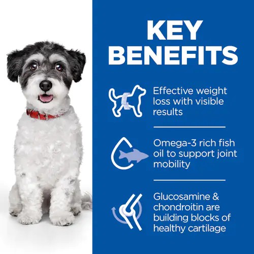 Hill's Science Plan Perfect Weight & Active Mobility Small & Mini Chicken Dog Food Key Benefits