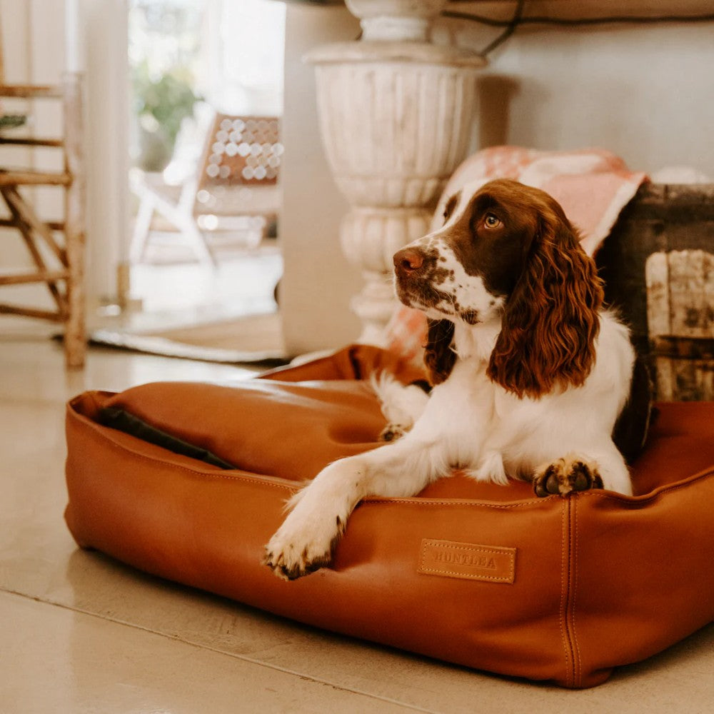 Huntlea Leather Slumber Dog Bed