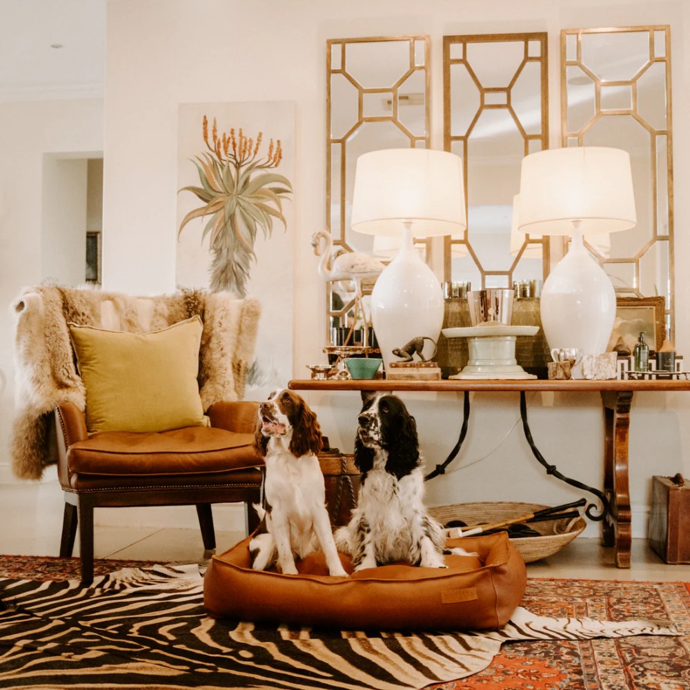 Huntlea Leather Slumber Dog Bed