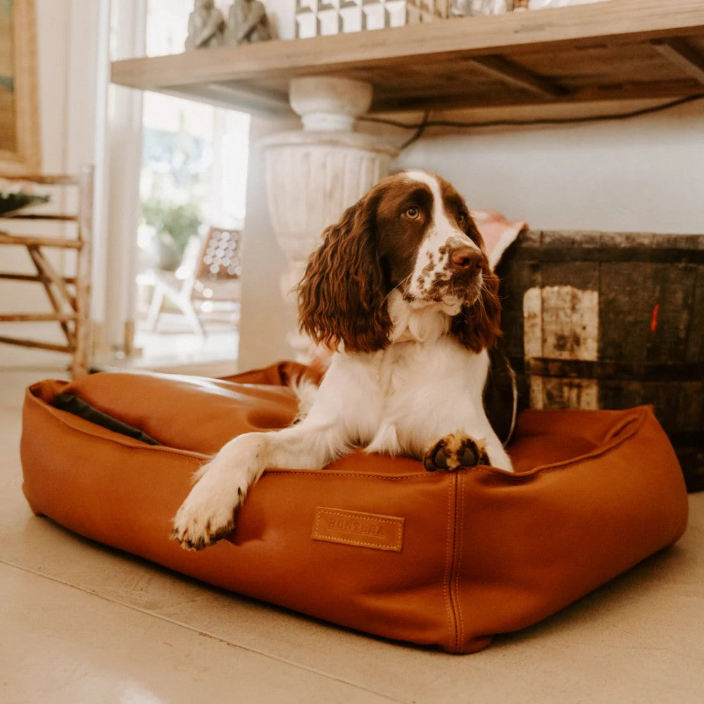 Huntlea Leather Slumber Dog Bed