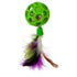 JW Pet Cataction Feather Ball with Bell View of Bell Inside