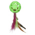 JW Pet Cataction Feather Ball with Bell