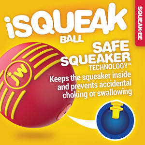 JW Pet iSqueak Ball - Safe Squeaker Technology