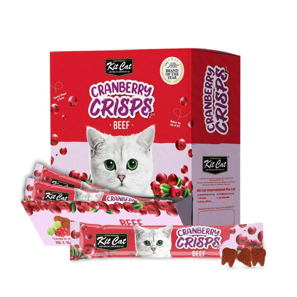 Kit Cat Cranberry Crisps Beef Bulk Box Packaging