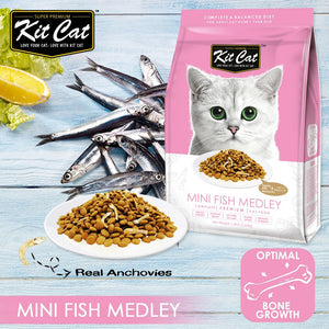 Kit Cat Mini Fish Medley Dry Food