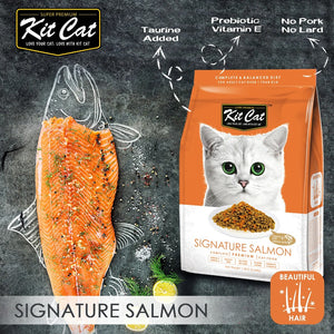 Kit Cat Signature Salmon Dry Food