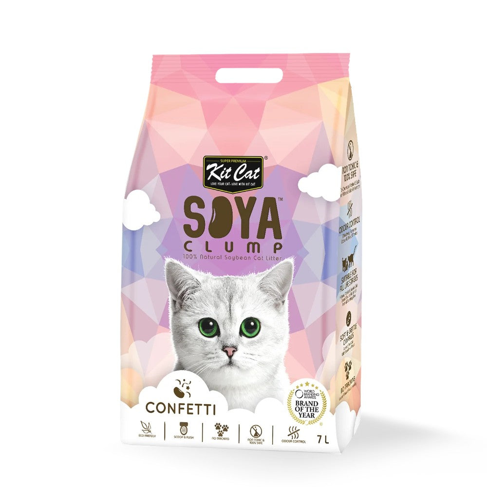 Kit Cat Soya Clump Cat Litter Confetti