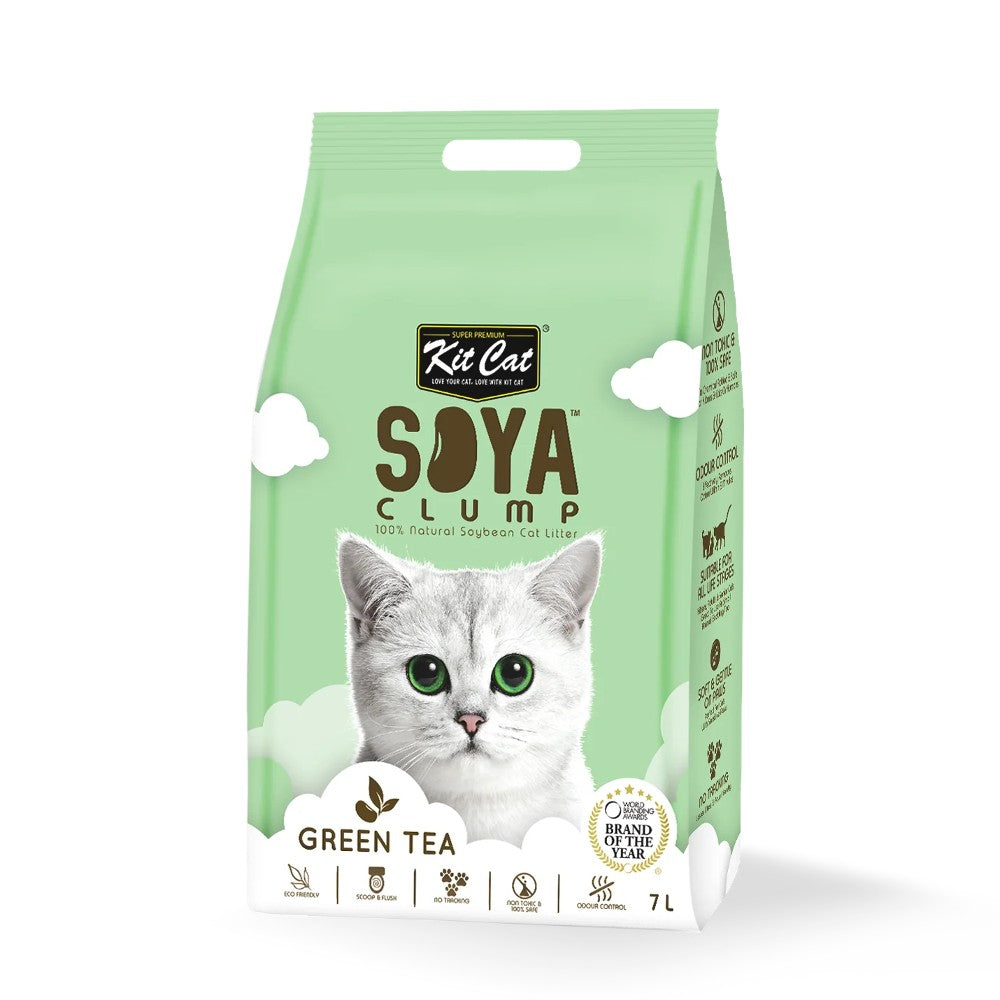 Kit Cat Soya Clump Cat Litter Green Tea