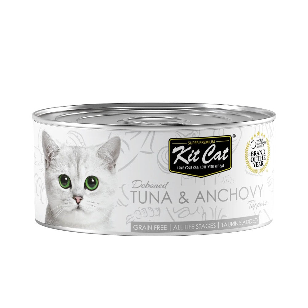 Kit Cat Wet Cat Food Deboned Tuna & Anchovy