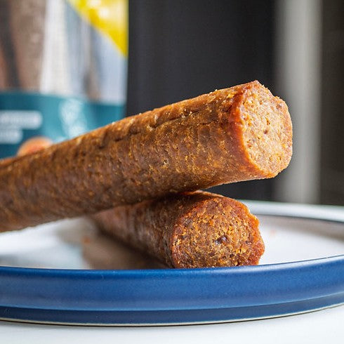 Mbuni Ostrich Batons Close Up of Treats Lifestyle Image
