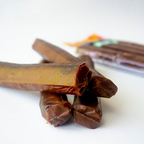 Mbuni Ostrich Tender Sticks (Semi-moist) Close Up of Treats