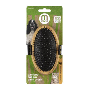 Mikki Bamboo Palm Brush - Ball Pin With Packaging