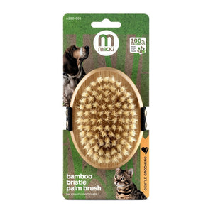 Mikki Bamboo Palm Brush - Bristle With Packaging