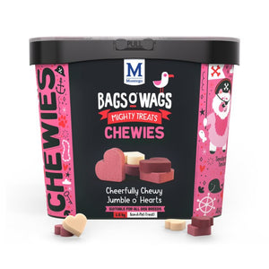 Montego Bags O' Wags Chewies - Hearty Mix 1.5kg Tub Front View