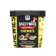 Montego Bags O' Wags Chewies - Peanut Butter Paws Packaging Front 500g
