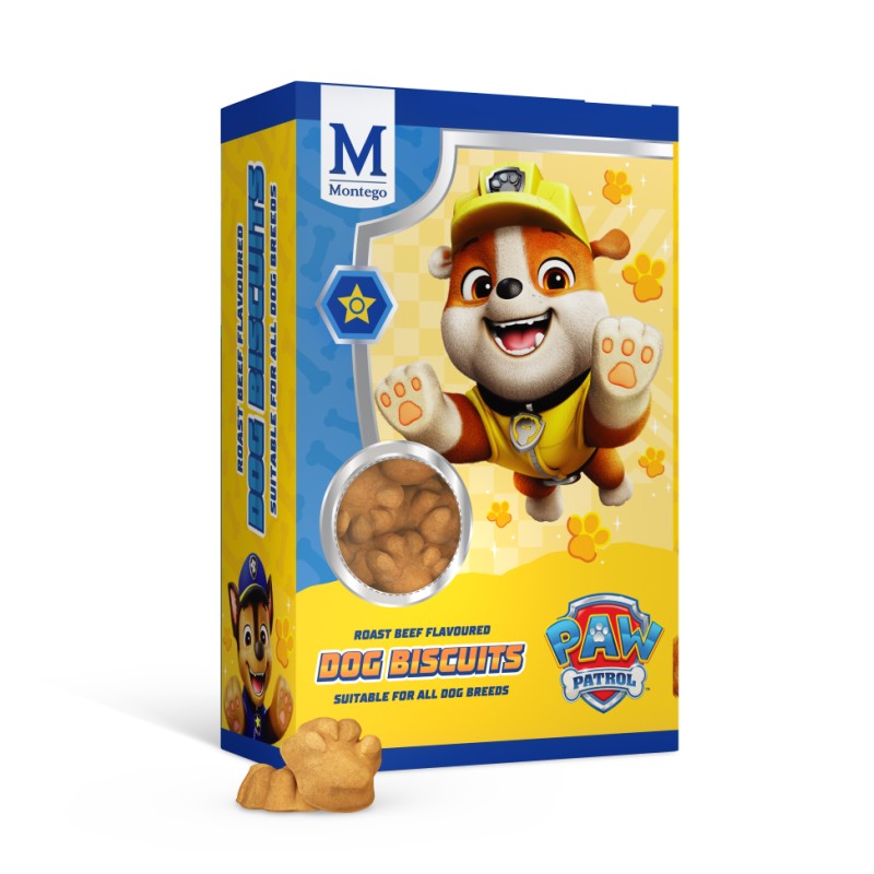 Montego Paw Patrol Dog Biscuits - Roast Beef Flavoured