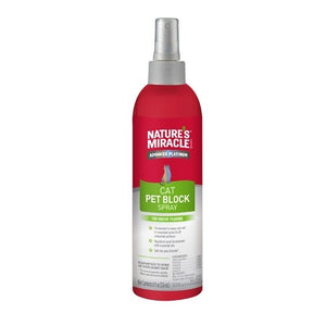 Nature's Miracle Advanced Platinum Cat Pet Block Repellent Spray Front View