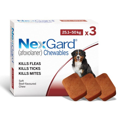 NexGard Chewable Tick & Flea Tablets for Dogs