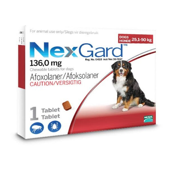 NexGard Chewable Tick & Flea Tablets for Dogs