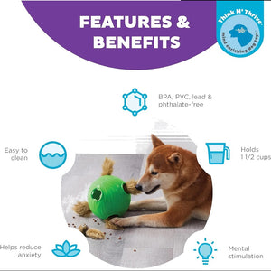 Nina Ottosson Dog Snuffle N' Treat Ball Features & Benefits