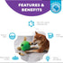 Nina Ottosson Dog Snuffle N' Treat Ball Features & Benefits