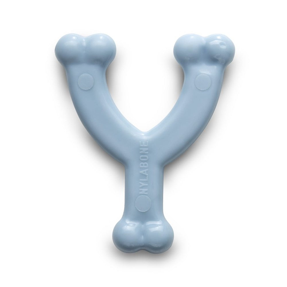 Nylabone Puppy Wishbone Chicken - Blue